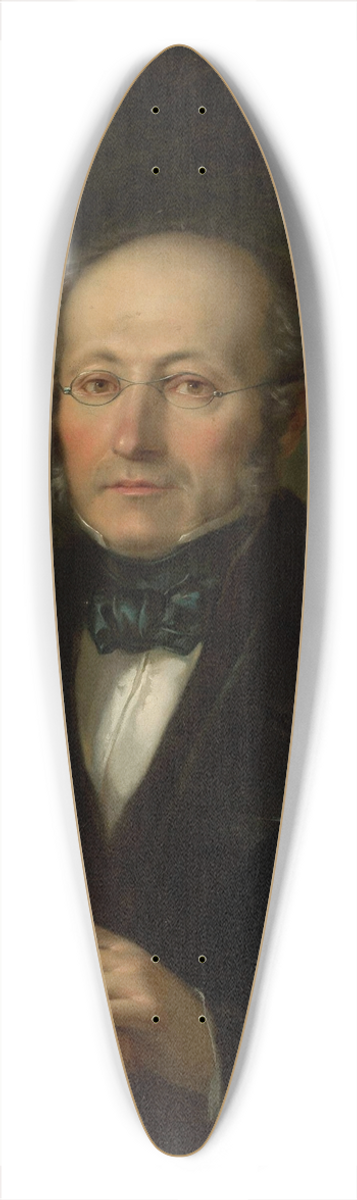 Aleksander Lesser - Portrait of the artists father, Levy Lesser 39.3 inch art pintail longboard deck