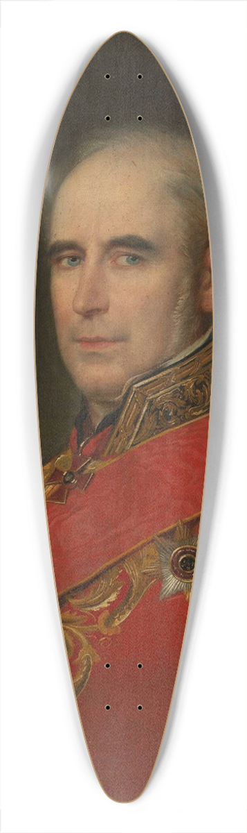 Aleksander Stankiewicz - Portrait of Romuald Hube, senator 39.3 inch art pintail longboard deck