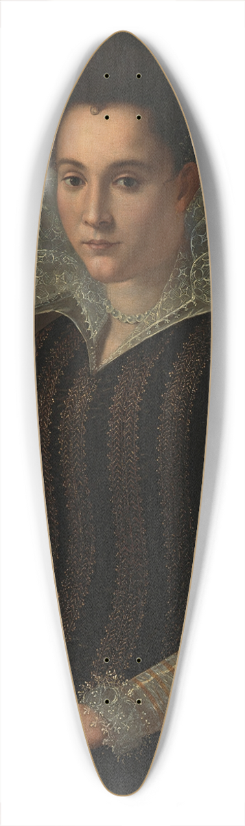 Alessandro Allori - Portrait Of A Lady 39.3 inch art pintail longboard deck