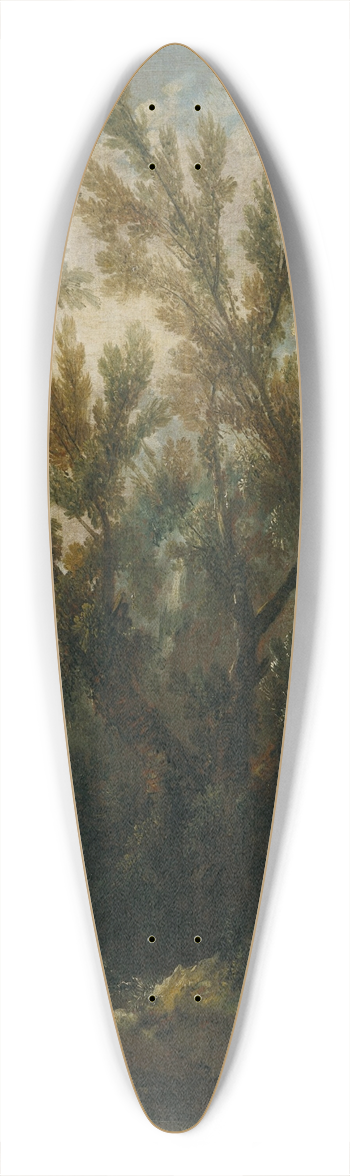 Alessandro Magnasco - Landscape with Figures 39.3 inch art pintail longboard deck