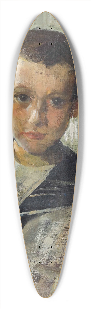 Alessandro Milesi - Ritratto di Giorgio, figlio di Angelo Balbi 39.3 inch art pintail longboard deck