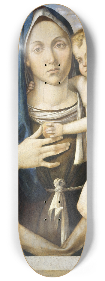 Bartolomeo Montagna - Madonna and Child 8.25 inch art skate deck