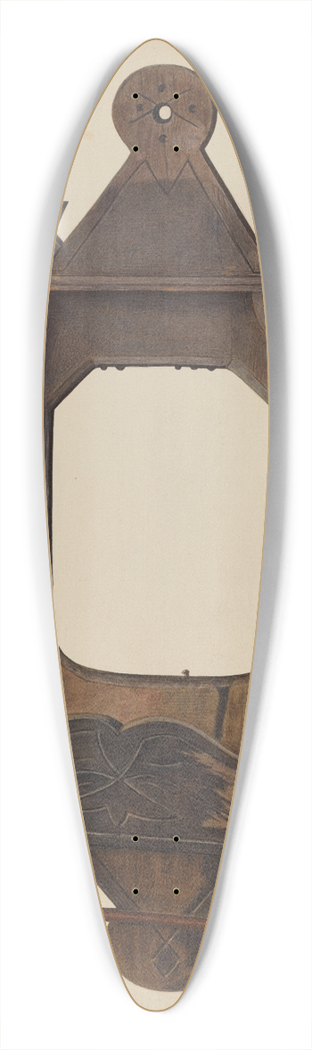Alexander Anderson - Comb Wall Case 39.3 inch art pintail longboard deck