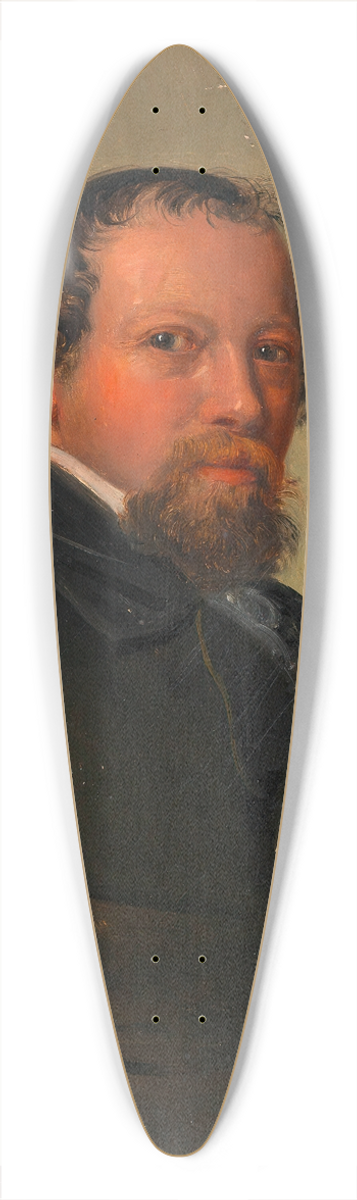 Alexander Clarot - Selbstbildnis Alexander Clarot 39.3 inch art pintail longboard deck