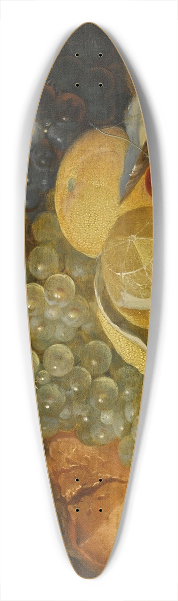 Alexander Coosemans - Still life with lemons, oysters and cherries 39.3 inch art pintail longboard deck