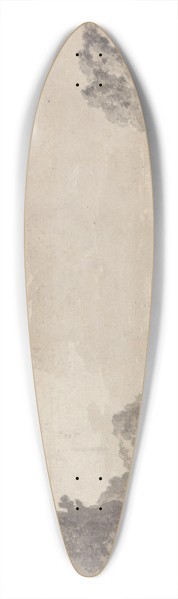 Alexander Cozens - A Valley 39.3 inch art pintail longboard deck