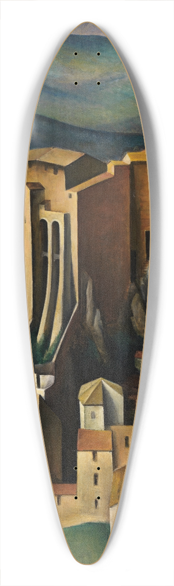 Alexander Kanoldt - Olevano 39.3 inch art pintail longboard deck