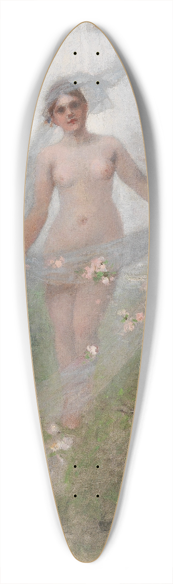 Alexander Koester - Springtime 39.3 inch art pintail longboard deck