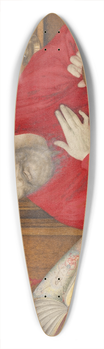 Alexander Marshal - St. Jerome in his Study 39.3 inch art pintail longboard deck