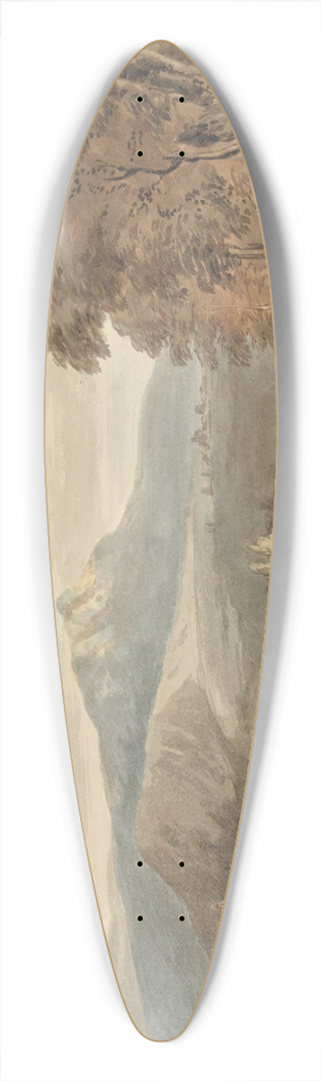 Alexander Monro - Classical Landscape 39.3 inch art pintail longboard deck