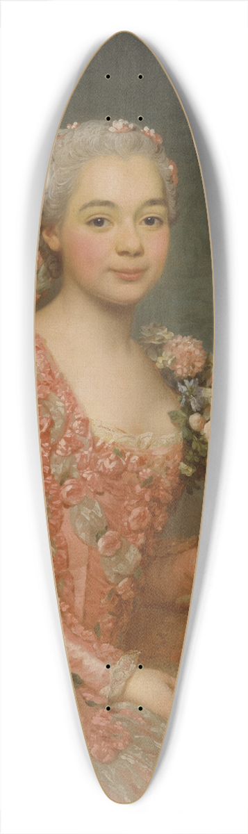 Alexander Roslin - Baroness de Neubourg-Cromire 39.3 inch art pintail longboard deck