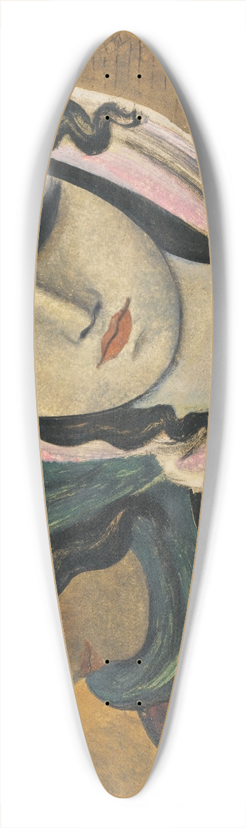 Alexander Vasilievich Shevchenko - Georgian Girls 39.3 inch art pintail longboard deck