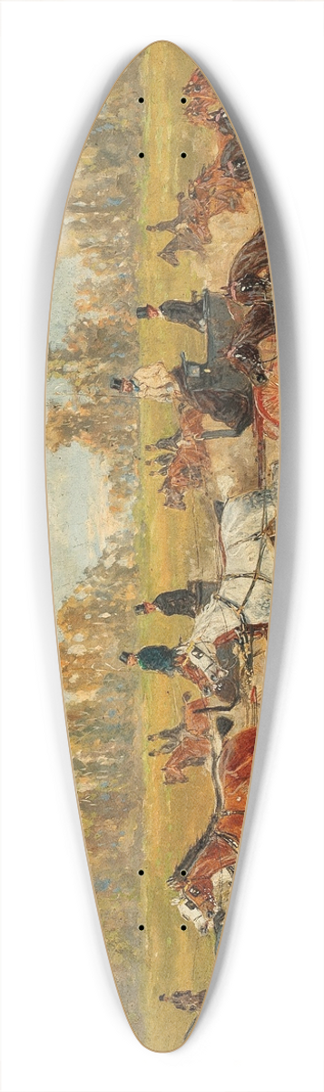 Alexander Von Bensa - Prater-Corso in Wien 39.3 inch art pintail longboard deck