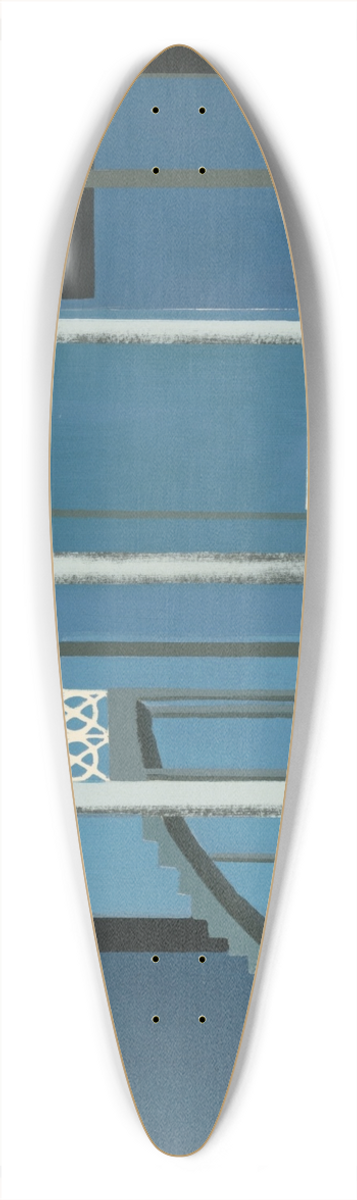Alexandra Exter - Maquettes de Thatre 12 39.3 inch art pintail longboard deck