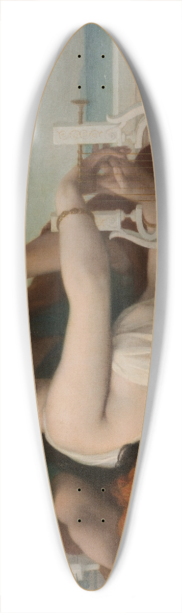 Alexandre Cabanel - Algae and Boniface 39.3 inch art pintail longboard deck