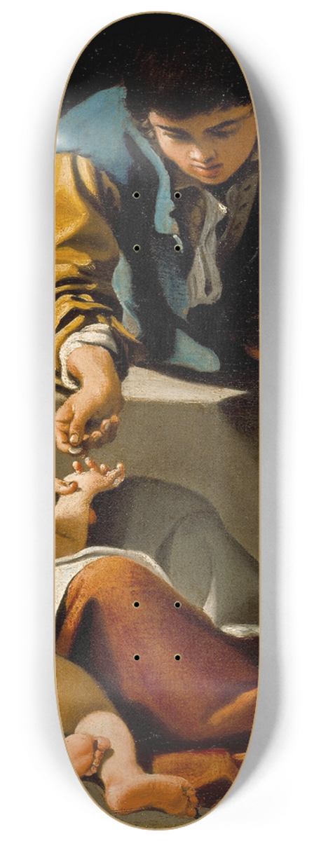 Bartolomeo Schedoni - Study for the The Charity of St. Elizabeth 8.25 inch art skate deck