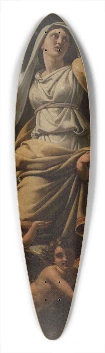 Alexandre-Charles Guillemot - LAssomption de la Vierge 39.3 inch art pintail longboard deck