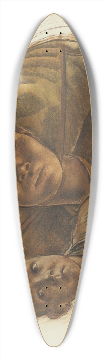 Alexandre Jacovleff - Mother And Child 39.3 inch art pintail longboard deck