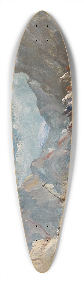 Alexandre Jacovleff - Polo Game AtMisgar 39.3 inch art pintail longboard deck