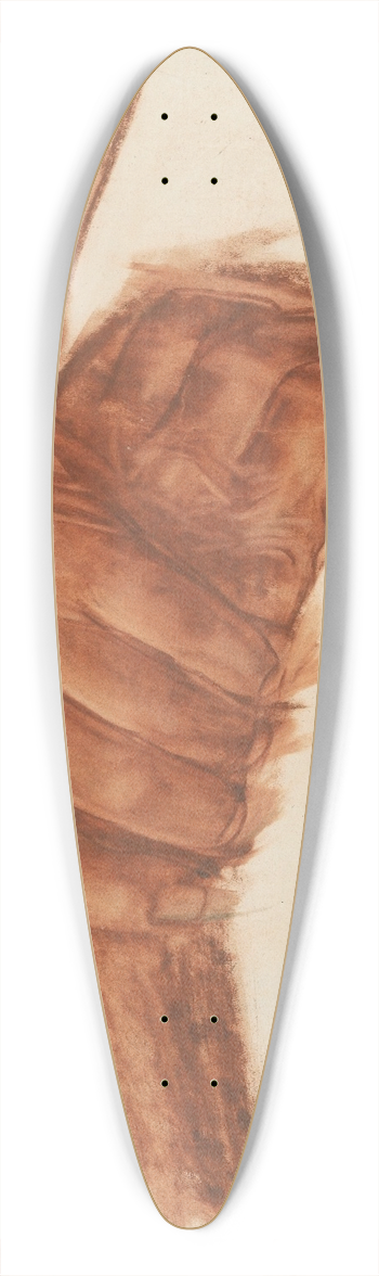Alexandre Jacovleff - Study of hands 39.3 inch art pintail longboard deck