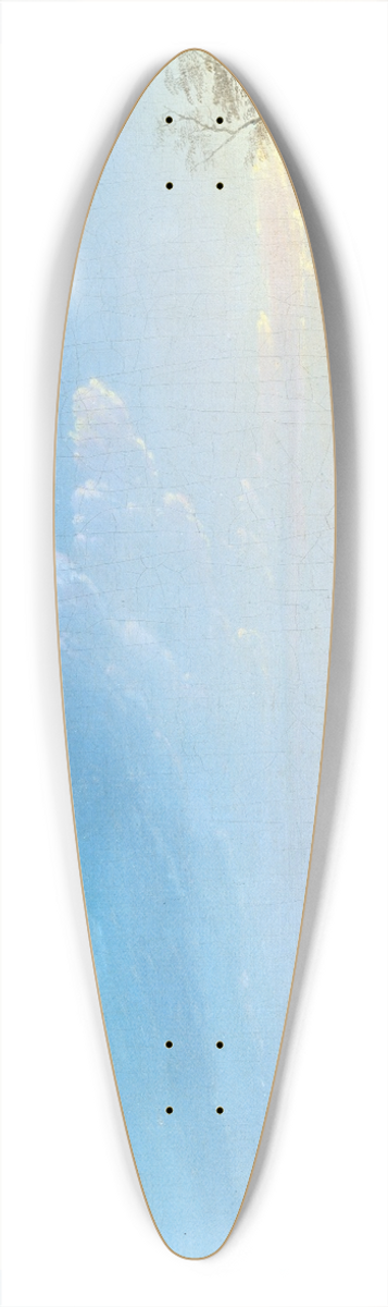 Alexandre-Jean Nol - Le quai des Tuileries, le Pont-Royal, la Grenouillre 39.3 inch art pintail longboard deck
