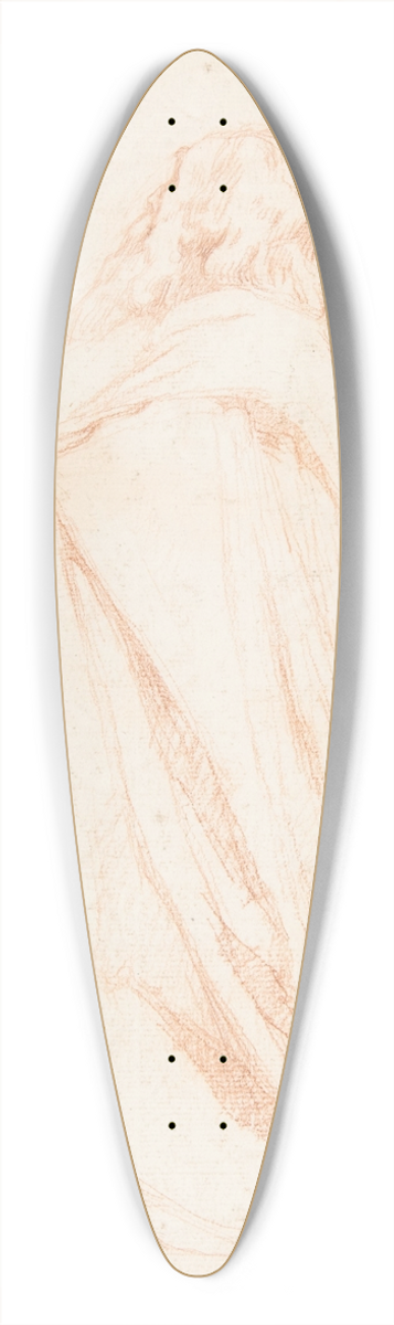 Alexandre Laemlein - Kneeling Prelate Holding a Cushion 39.3 inch art pintail longboard deck