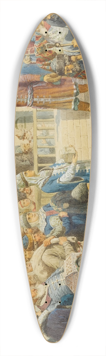Alexei Danilovich Kivshenko - Kozma Minins Appeal To Nizhny Novgorod In1611 39.3 inch art pintail longboard deck