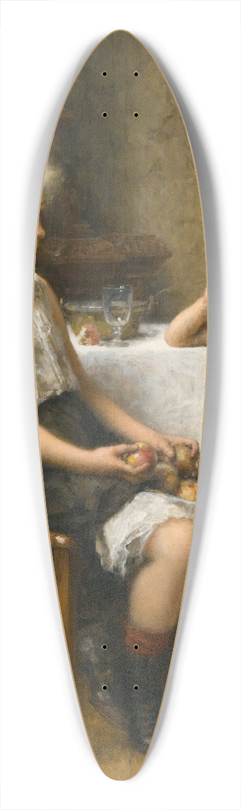 Alexei Harlamoff - Choosing apples 39.3 inch art pintail longboard deck