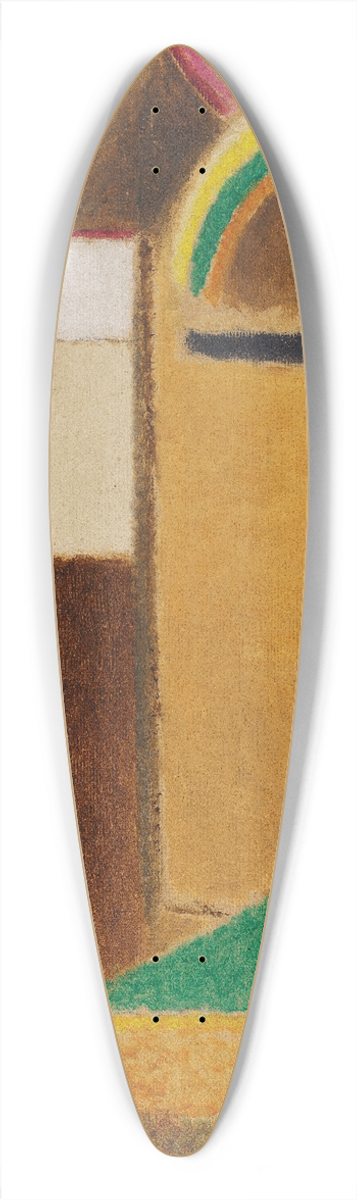 Alexej von Jawlensky - Abstrakter Kopf (Konstruktiver Kopf) 39.3 inch art pintail longboard deck