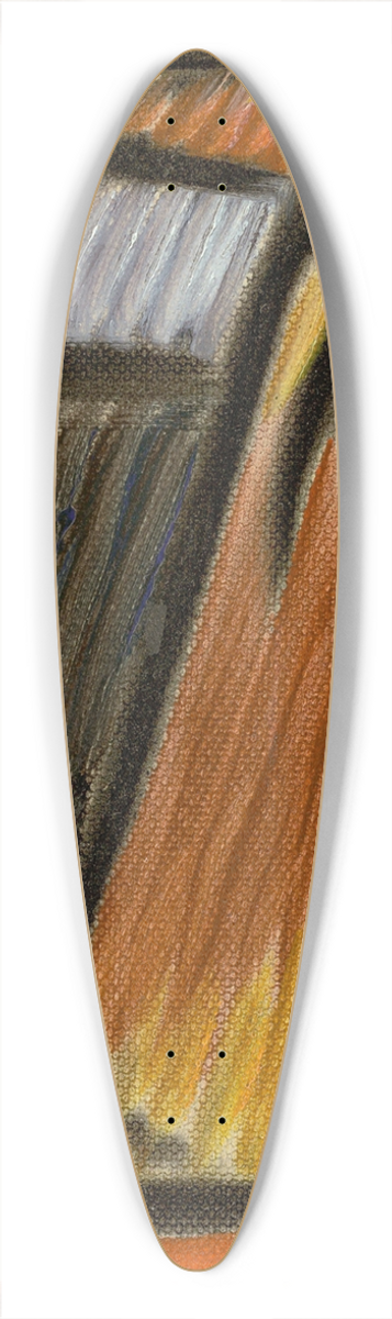 Alexej von Jawlensky - Meditation 39.3 inch art pintail longboard deck