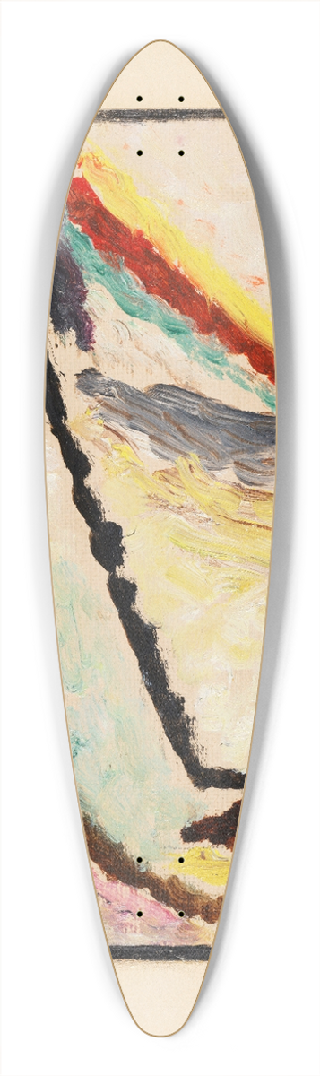 Alexej von Jawlensky - Meditation N. 29 39.3 inch art pintail longboard deck