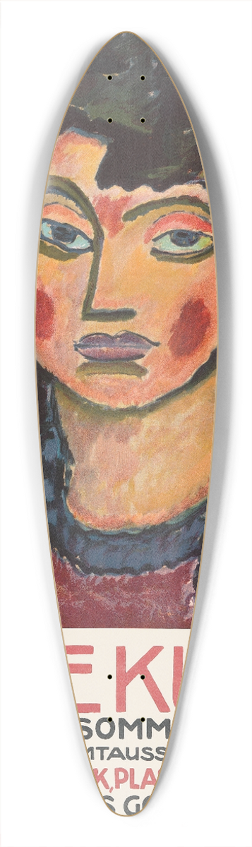 Alexej von Jawlensky - Plakat fr die groe Sommerschau der Galerie Neue Kunst, Mnchen 39.3 inch art pintail longboard deck