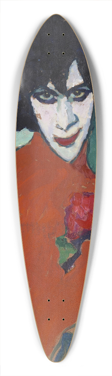 Alexej von Jawlensky - Portrait of the dancer Alexander Sacharoff 39.3 inch art pintail longboard deck