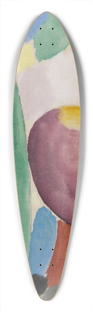 Alexej von Jawlensky - Variation (Trees) 39.3 inch art pintail longboard deck