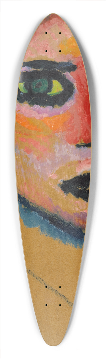 Alexej von Jawlensky - Womans face 39.3 inch art pintail longboard deck