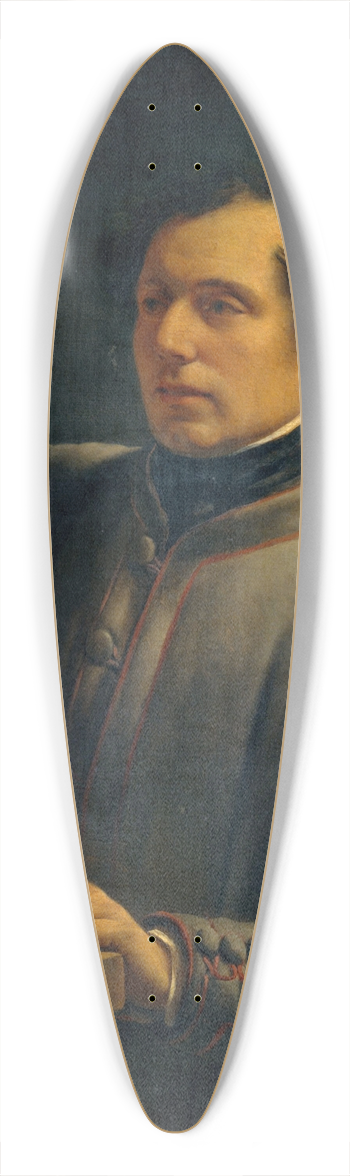 Alexis-Joseph Prignon - Jean-Pierre Dantan (1800-1869), sculpteur, modelant le buste de Prignon 39.3 inch art pintail longboard deck