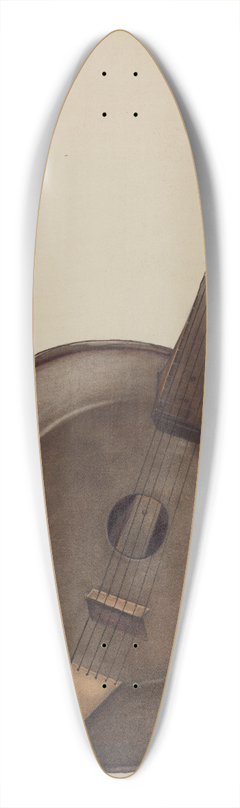 Alf Bruseth - Banjo 39.3 inch art pintail longboard deck