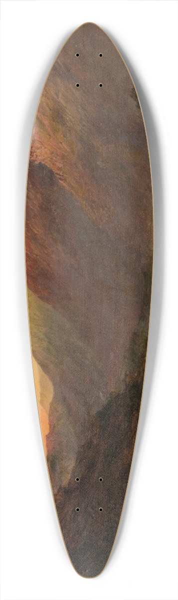 Alfred de Branski - Ben Lomond 39.3 inch art pintail longboard deck