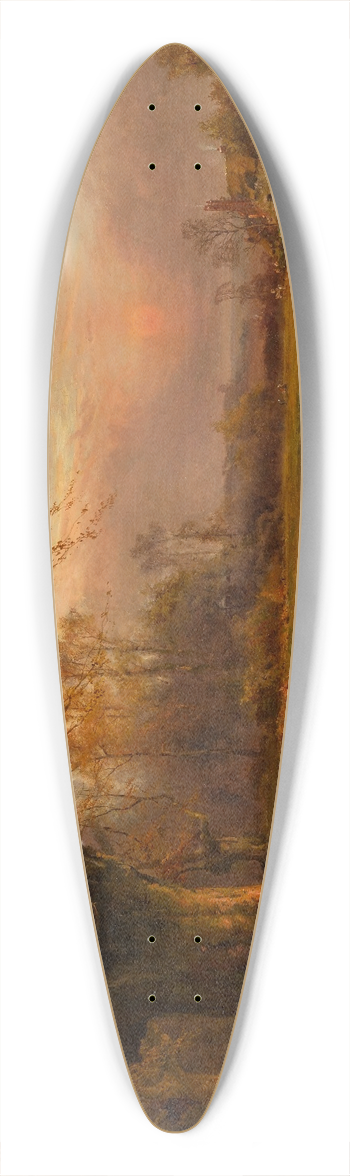 Alfred de Branski - Departing day 39.3 inch art pintail longboard deck