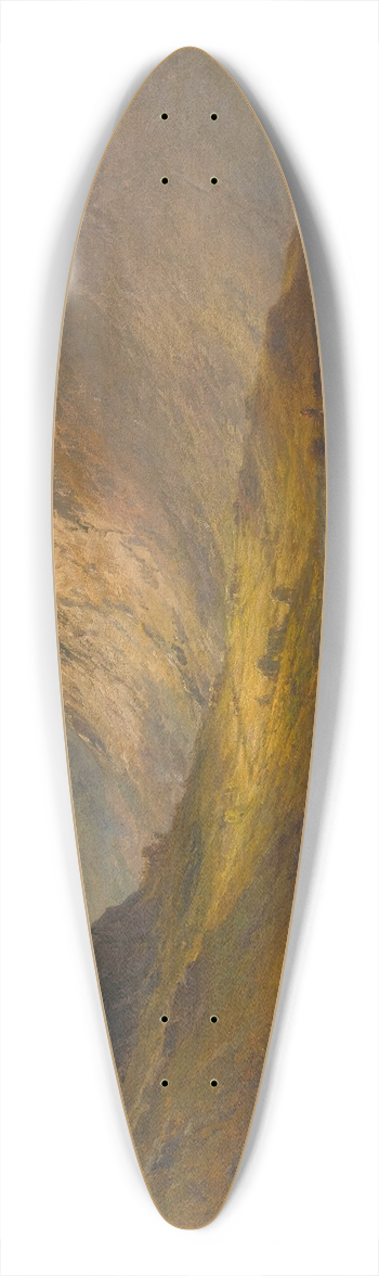 Alfred de Branski - The Na-Garr Valley 39.3 inch art pintail longboard deck