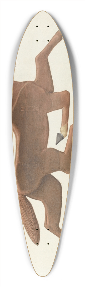 Alfred H. Smith - Wooden Horse Weather Vane 39.3 inch art pintail longboard deck
