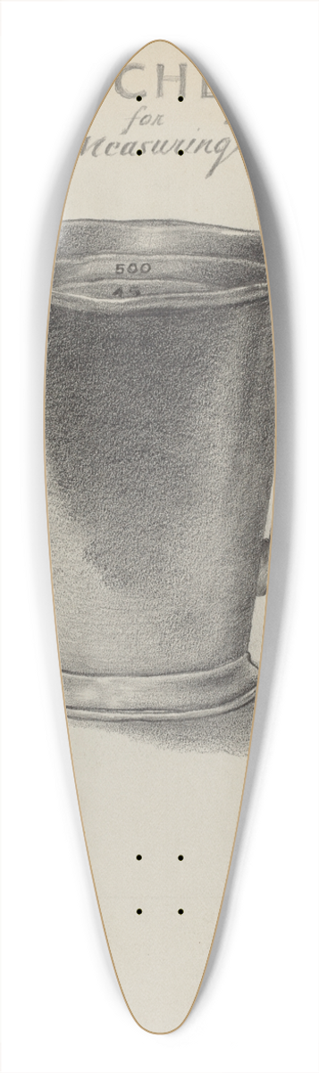 Alfred Nason - Pewter Pitcher 39.3 inch art pintail longboard deck