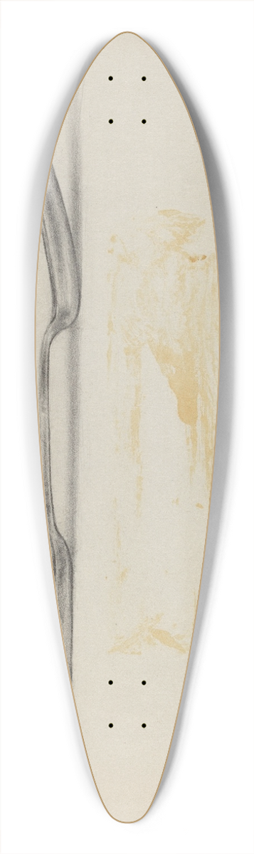 Alfred Nason - Silver Marrow Spoon 39.3 inch art pintail longboard deck