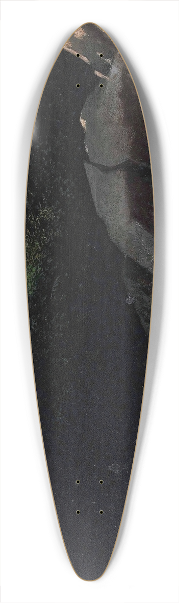 Alfredo De Andrade - Lungo il torrente 39.3 inch art pintail longboard deck