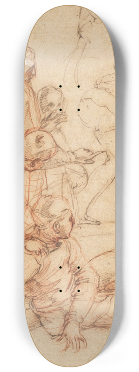 Battista Franco - Spectators Amazed 8.25 inch art skate deck