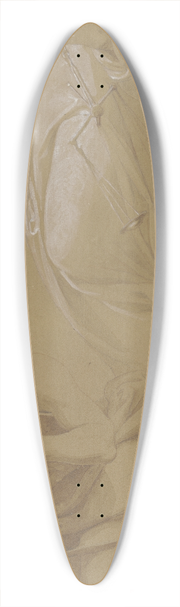 Alfred Rethel - Nemesis, als Justitia einen Mrder verfolgend 39.3 inch art pintail longboard deck