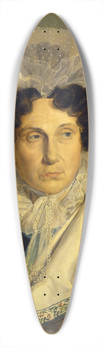 Alfred Rethel - Portait of the Artists Mother 39.3 inch art pintail longboard deck