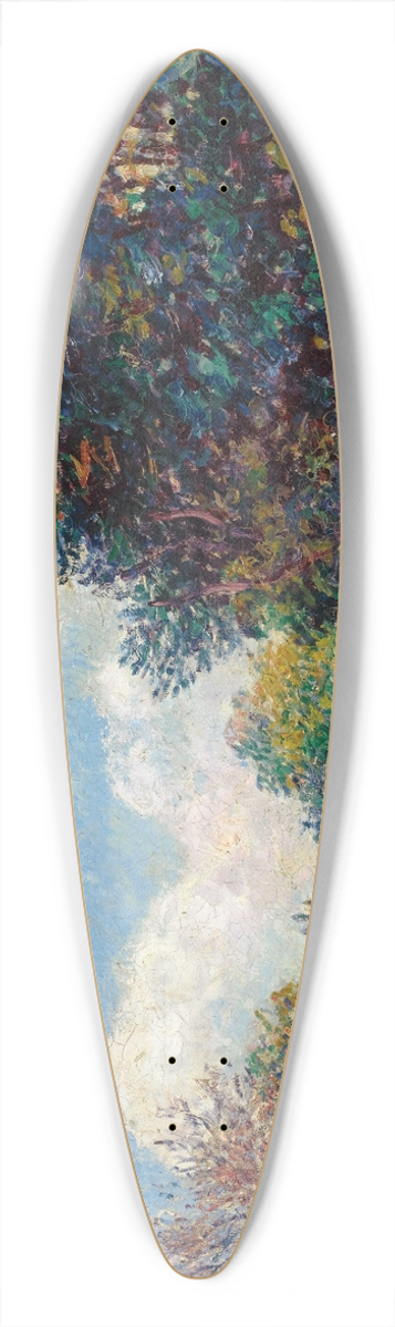 Alfred Sisley - Chemin  Lentre Dun Bois 39.3 inch art pintail longboard deck