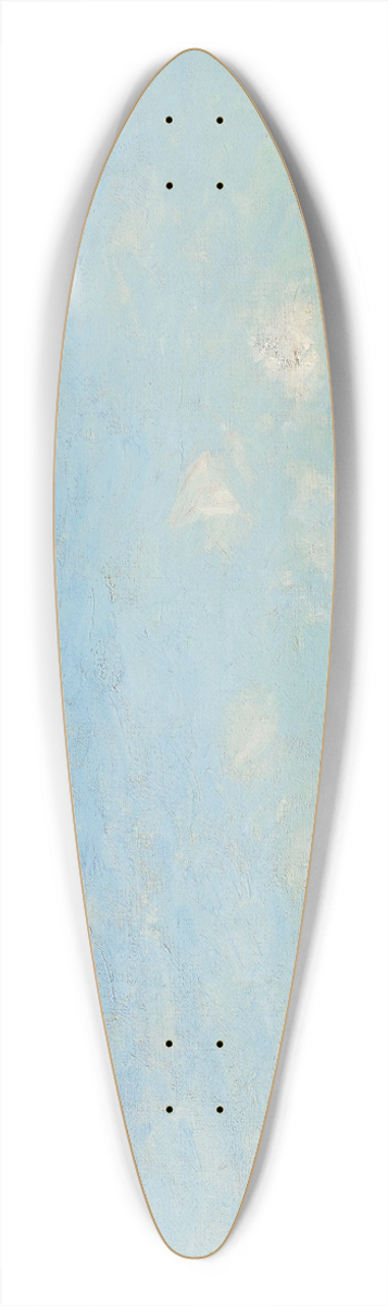 Alfred Sisley - Le Loing  Saint-Mamms 39.3 inch art pintail longboard deck