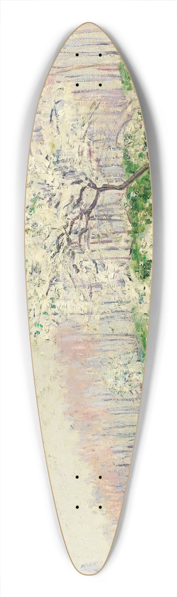 Alfred Sisley - Les Pommiers En Fleurs 39.3 inch art pintail longboard deck